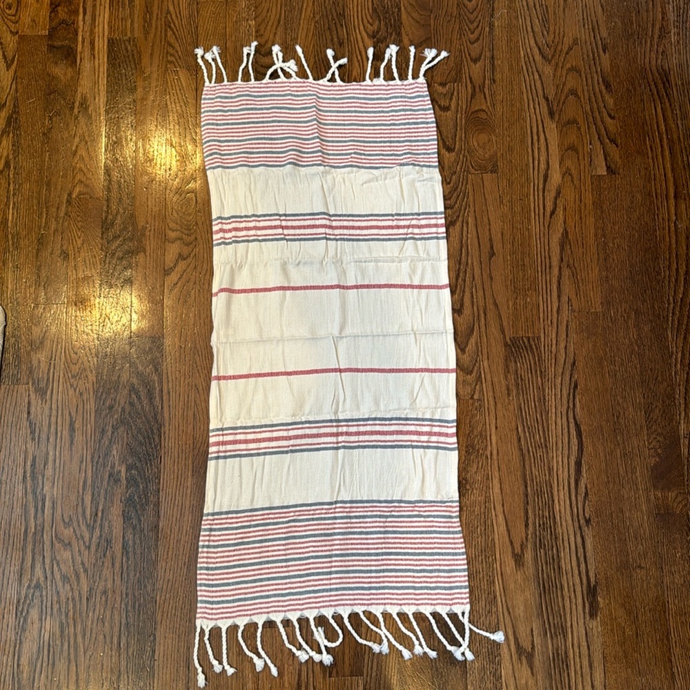 Malvales Organic Turkish Cotton Table Runner Set of 2